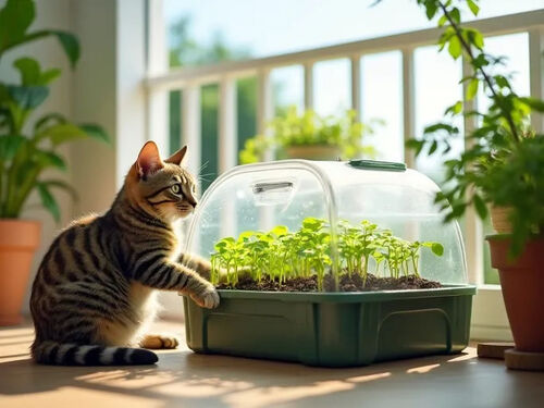 Latest company blog about DIY Mini Greenhouses Boost Seed Growth Shield Plants From Pets