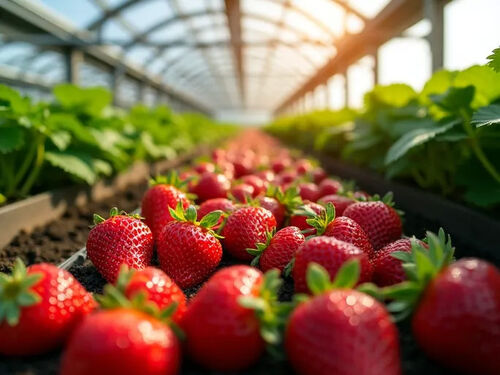 latest company blog about Greenhouse Cultivation Boosts Strawberry Yields