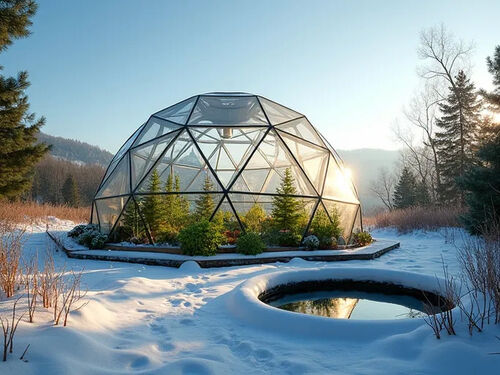 latest company blog about Geodesic Dome Greenhouses Optimize Solar Farming