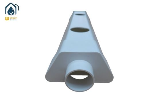 kwaliteit Verticaal hydroponisch NFT-systeem voor binnenlandbouw Kanaal 100x50mm 100x100mm fabriek