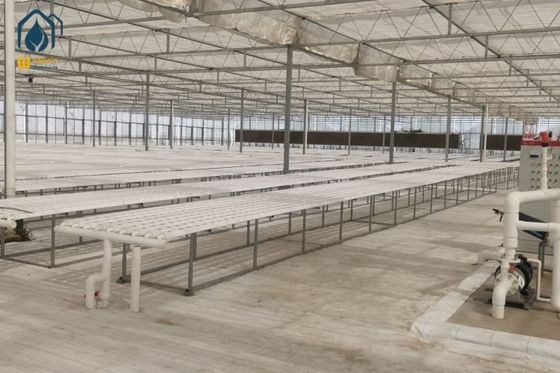 calidad Sistema de tuberías y conductos hidropónicos NFT para el cultivo eficiente de vegetales fábrica