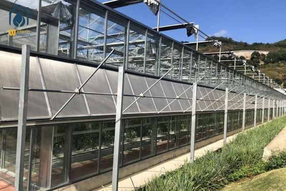 Good price Glass Greenhouse Galvanized Steel Pipe 8M For High Yield Production online